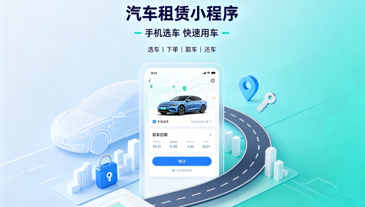 自营汽车租赁小程序定制开发深度案例|寻宝黄金城租车行业数字化私域转型解决方案